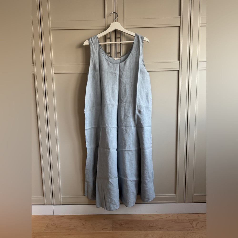 Eileen Fisher Light Blue Maxi Dress